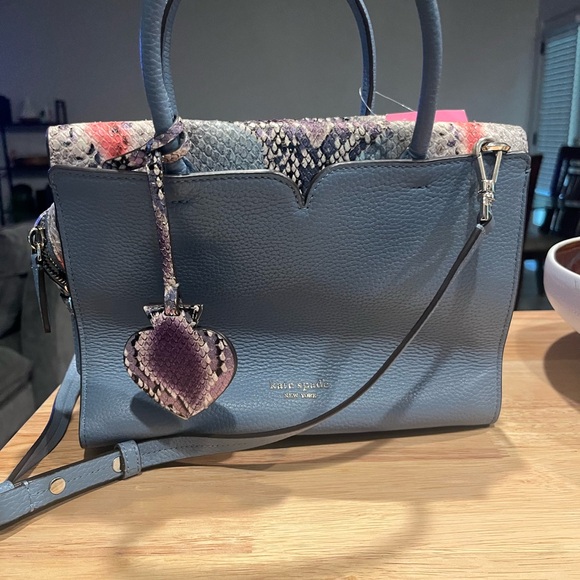 kate spade Handbags - Kate Spade Blue and Purple Satchel Bag